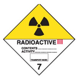 Radio Active III Safety Sign 