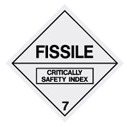 Fissile 7 Safety Sign 