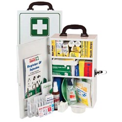 Brady Wallmount Metal NationalWorkplace First Aid Kit