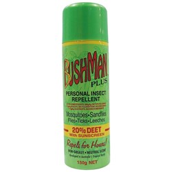 Bushman Plus Inset Repellent with Sunscreen 150g
