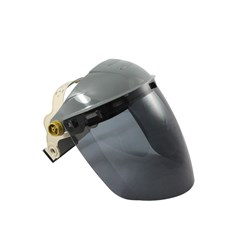 Frontier Face Shield  Complete Kit Smoke Visor,Ratchet Adjust