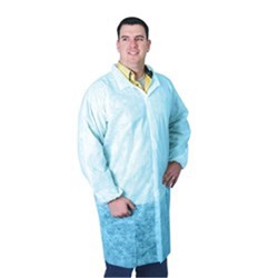 Frontier Disposable Lab Coat with Grip Tab
