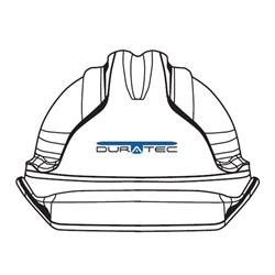 Hard Hat White vented with Duratec front logo