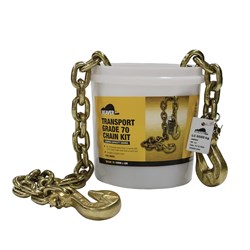 Beaver Grade 70 Transport Load Chain Kit With Grab Hooks on Each End