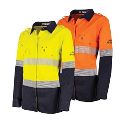 BOOL FR Regular Weight PPE Hi Vis Shirt Segmented FR Ref