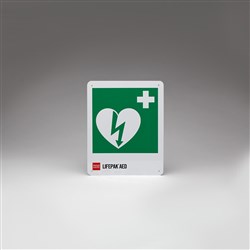 AED Sign (Green & White) CR2 Mounting Options