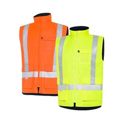 Boston H Taped Recycled Poly Oxf Reversible Vest