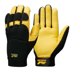 Contego Winter Golden Yellow/Black Grip Tab Glove