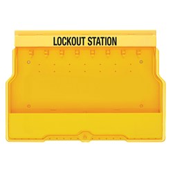 Master 10 Padlock Station W/Cover-Unfilled