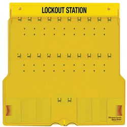 Master 20 Padlock Station W/Cover - Unfilled