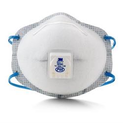 3M Cupped Particulate Respirator GP2 with Nuisance Level* Organic Vapour Relief, valved