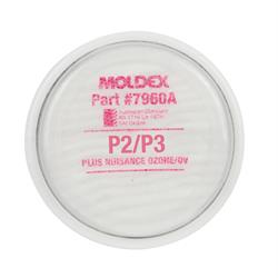 Moldex P2/P3 Fiter Disc C/W Nuisance Organic Vapor 1/Bag 30/Case