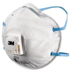 3M Disposable Respirator 8822 Valved P2
