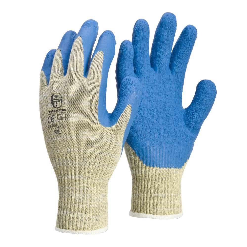 rubber coated kevlar gloves