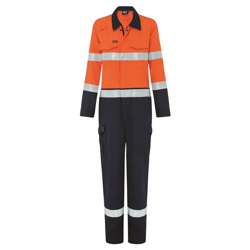 Boomerang Two-Tone Hi-Vis FR Coveralls with Reflective Tape