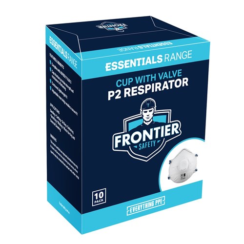 Frontier Disposable P2 Cup Respirator with Valve
