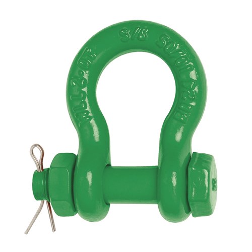 Beaver Colour Coded Safety Pin Bow Shackles