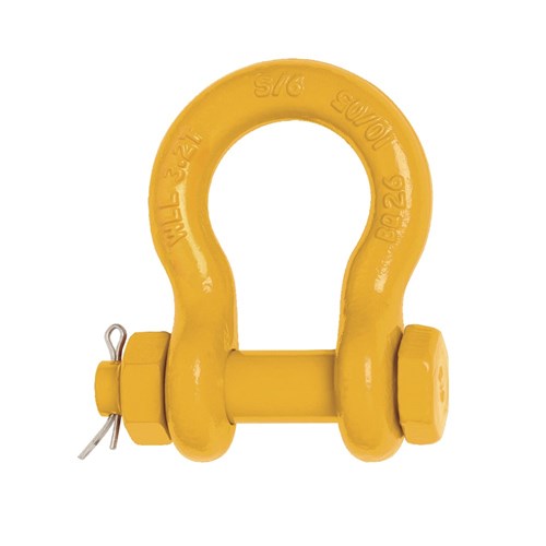 Beaver Colour Coded Safety Pin Bow Shackles