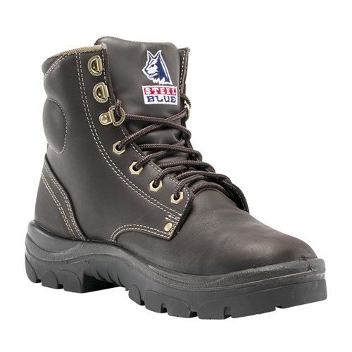 Steel Blue Argyle Lace-Up Safety Boots - | Bunzl Safety AU