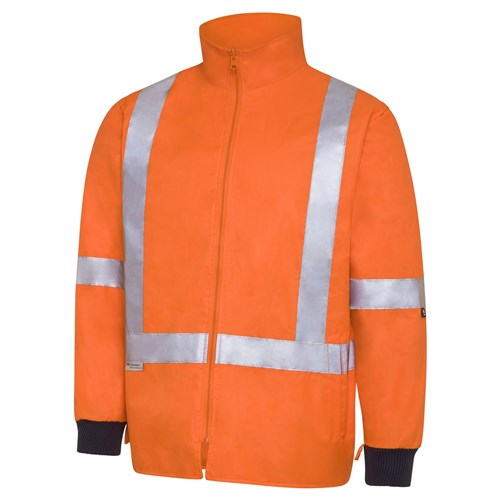 WS Workwear Hi-Vis 6-in-1 Waterproof Jacket with H-X-Reflective Tape