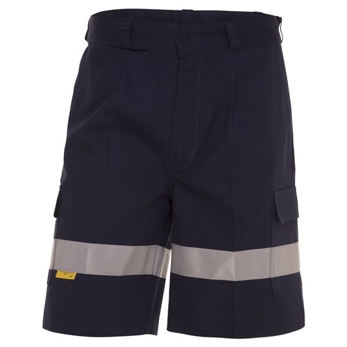 WS Workwear Mens Cargo Shorts with Reflective Tape