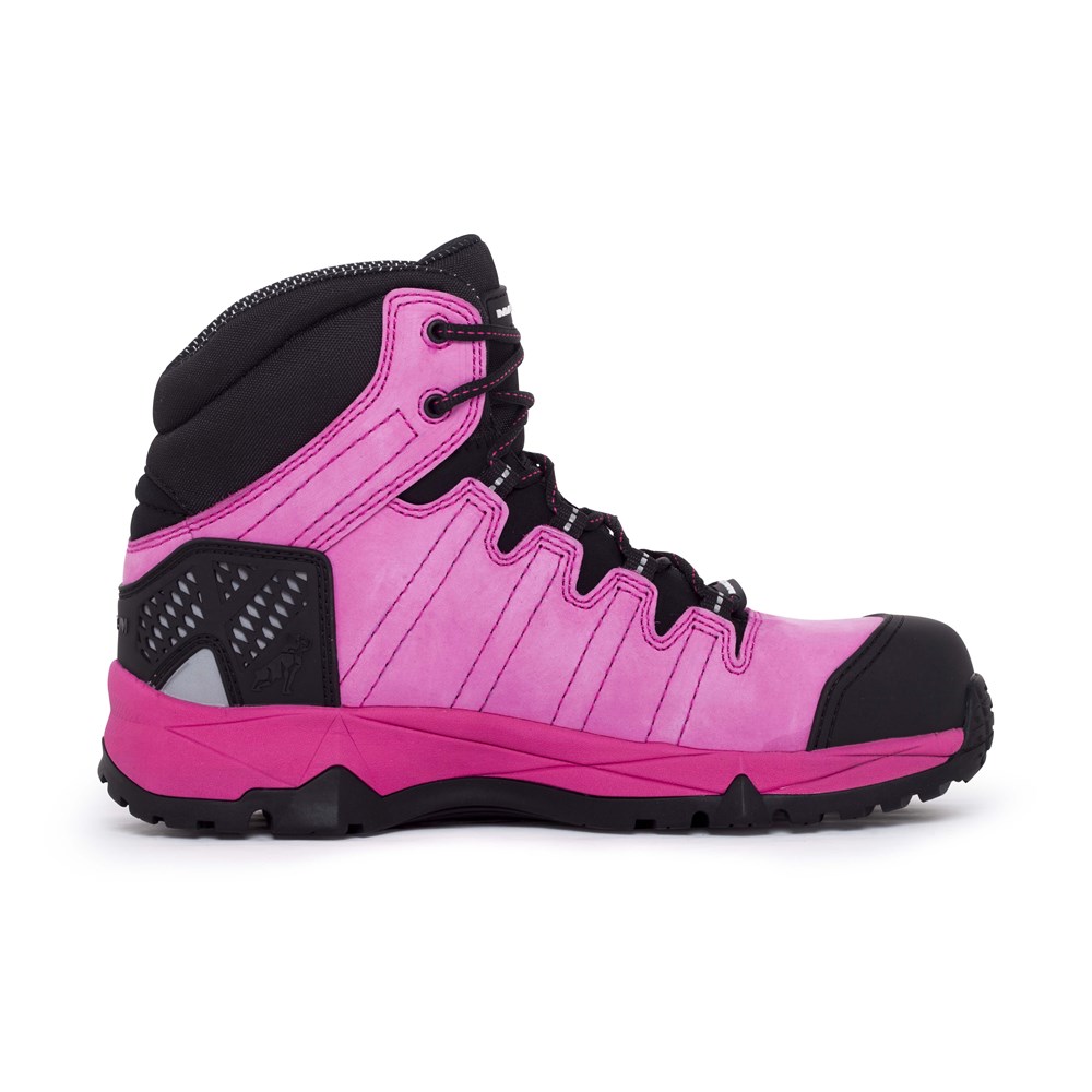 pink mack boots